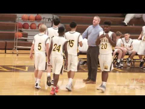 Tyshar Simmons - Delran Highschool , NJ Freshman Basketball  Game- Jan 3. 2017 - 3 point Buzz Beater