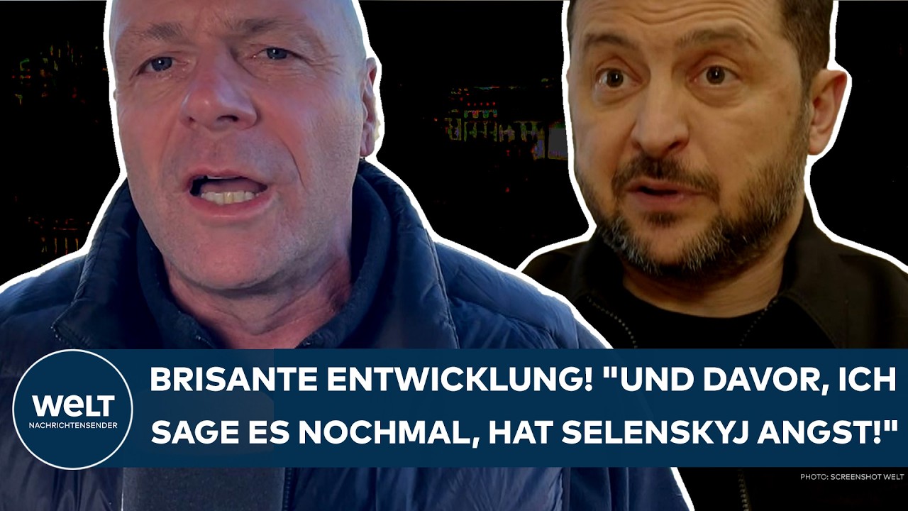 UKRAINE-KRIEG: Selenskyj ledert im Exklusiv-Interview! "Also ich denke, dass auffällig war!"