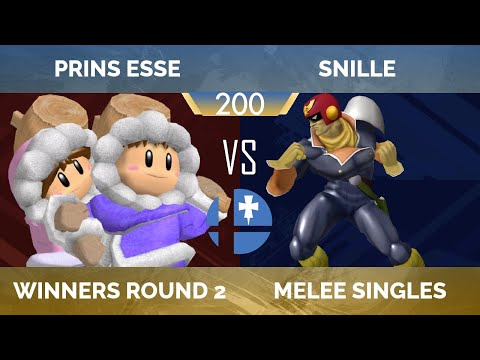 RogaSmash 200: SSBM Winners R2 – Prins Esse (Ice Climbers) vs Snille (C Falcon)