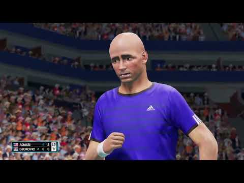 AO Tennis 2: Andre Agassi v Novak Djokovic