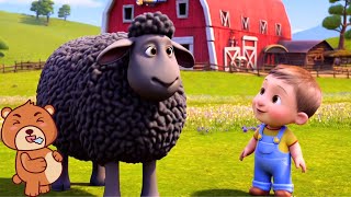 Baa Baa Black Sheep + 3 bag full & BeLly BuTton Nursery Rhymes | kids spaceship and poem song