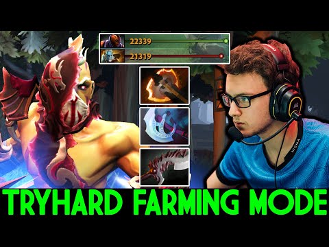 MIRACLE [Anti Mage] Try Hard Farming Mode Against Master PL 7.26 Dota 2