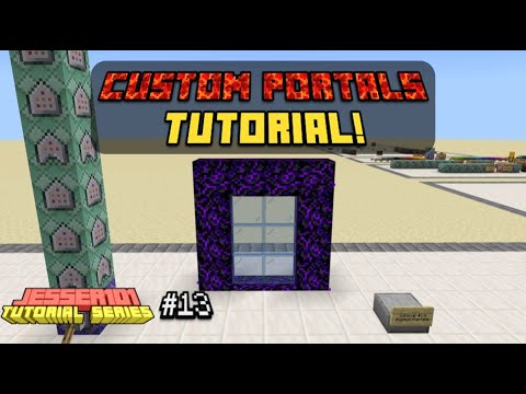 How to create Custom Portals in Minecraft (Bedrock Edition) 1.16+ - Tutorial Series #013