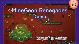 資源を集めてダンジョン深部を目指すローグライトアクション MineGeon: Renegades Demo【まなおのPCゲーム実況動画】