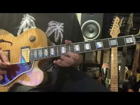 Giant Steps Jazz Guitar Solo Gibson ES 275