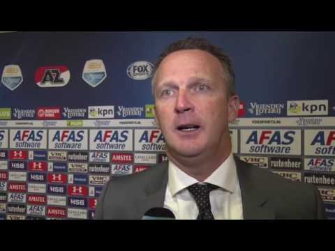 Reactie Van den Brom na AZ - Ajax