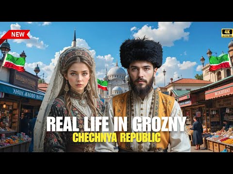 🌇 REAL LIFE in Grozny Street Market 🇷🇺 | Chechnya Russia Walking Tour 🚶‍♂️
