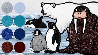The Penguin Dance Party Dress Up Game | Sea Animals and Winter Animals help Penguin in Arctic