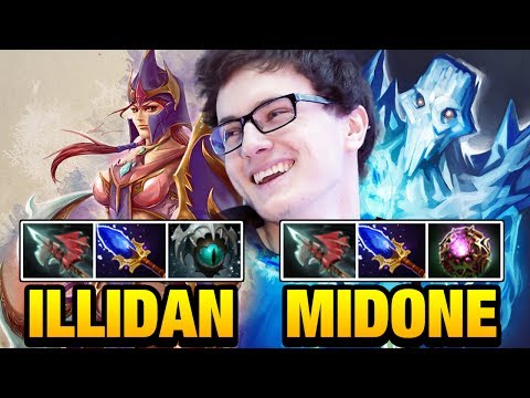 MidOne [Acient Apparition] Mid vs Illidan [Silencer] EPIC 9k War Dota 2