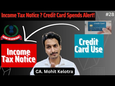 Income Tax Credit card | Income tax credit card notice | CA Mohit Kelotra