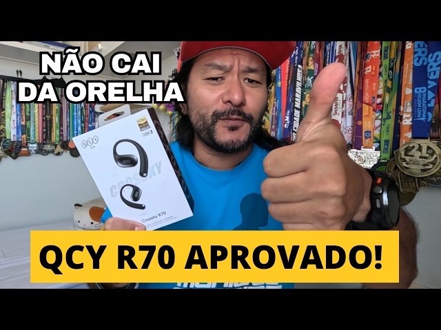 QCY Crossky R70 é o fone MAIS SEGURO pra corrida?