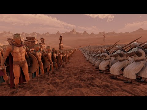 Can 30,000 heavy knights defeat 30,000 Spartans?