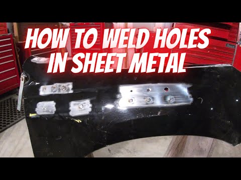 How To Weld Holes In Sheet Metal