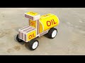 How To Make Oil Tanker With Matchbox Very Easy Project Shaan Ok