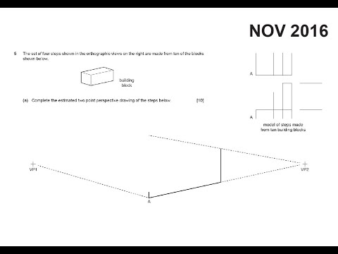 CDT G10/11 Two Point Perspective Nov 2016 Solution