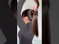 This hairstyle on my straight hair #hairstyles