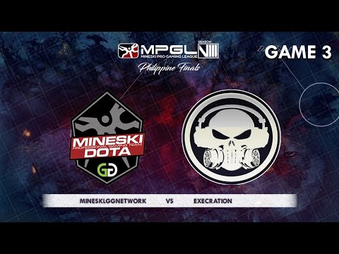 Mineski.GGnetwork vs Execration | MPGL Season 8 Philippine Finals | Grand Finals | Game 3