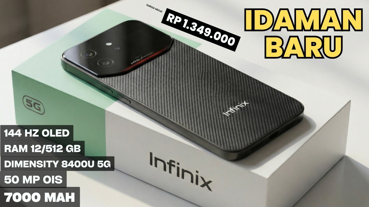 BARU RILIS BIKIN HEBOH‼️RAM 12/512GB, 7000MAH - HP INFINIX TERBARU 2026