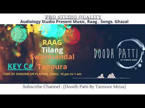 Key C Sharp  Raag  .Tilang, SwarMandal &Tanpura' For Meditation practices Instrument &Vocals