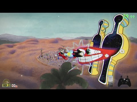 [Former Tied World Record - 0:57] Cuphead - Djimmi The Great (Simple) Any% Speedrun