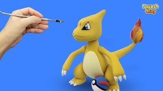 Making Pokémon Shiny Charmeleon with Clay