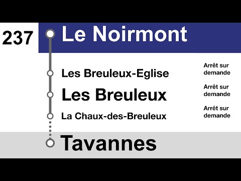 annonces CJ » 237 Le Noirmont — Tavannes (2023) | SLBahnen