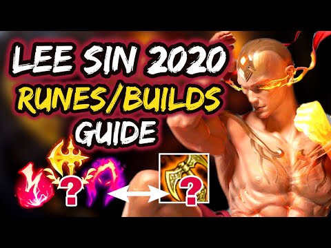Lee Sin RUNES & BUILDS GUIDE 2020 Season 10 | NON-PROF | League of Legends