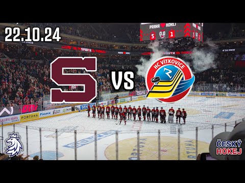 HC SPARTA PRAHA vs Vítkovice RIDERA (5-1) Fan Experience, Goals, Atmosphere