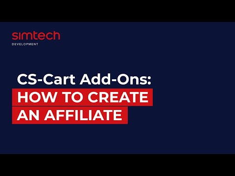 CS-Cart add-ons: How to create an Affiliate