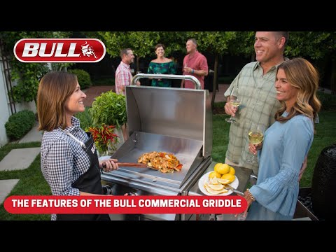 Bull Commercial Style Griddle Features