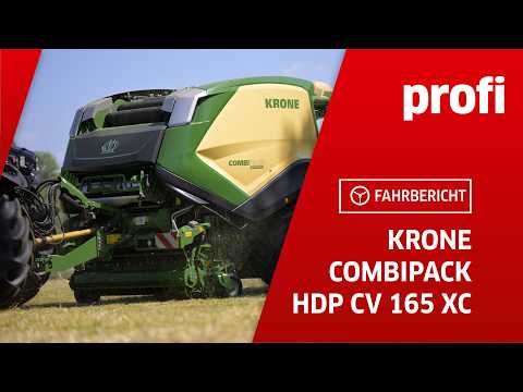 Press-Wickelkombination Krone CombiPack HDP CV 165 XC | profi #Fahrbericht