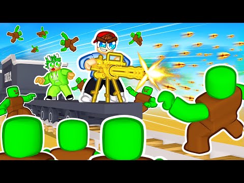 100 TAGE im ZOMBIE ZUG überleben in Roblox! (Tote Schienen)