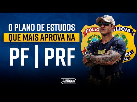 Plano de estudo para PF e PRF - com Evandro Guedes | AlfaCon