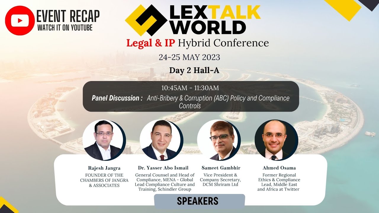 Anti-Bribery & Corruption (ABC) Policy and Compliance Controls - LexTalk World Conference