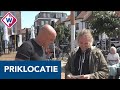 Enkele demonstranten bij de prikbus in Katwijk - OMROEP WEST