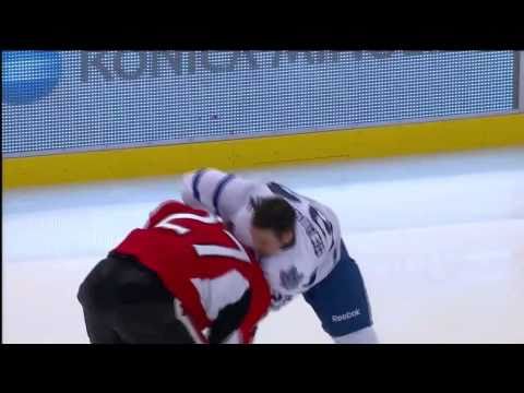 Francois Beauchemin vs Alex Kovalev - Sept 29th 2010 (HD)