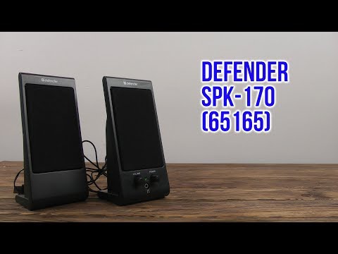 Компьютерные колонки Defender SPK-170 черный - Видео