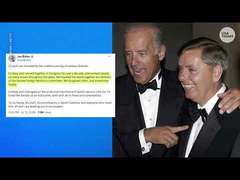 Trump, Biden, politicians across the globe react to Lindsey Graham sudden death