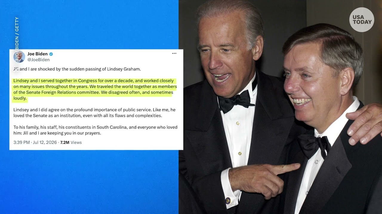 Trump, Biden, politicians across the globe react to Lindsey Graham sudden death