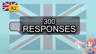 English A2: 300 Everyday English Responses for Natural Conversation Practice