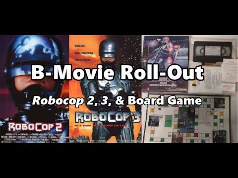 Reviews of "Robocop 2, 3 & VCR Board Game" (1990 & 1993) [MEGACUT]