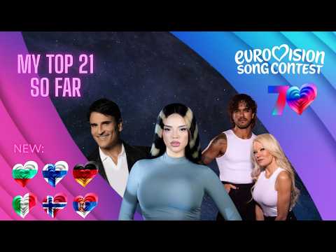 Thumbnail for EUROVISION 2026 - MY TOP 21 SO FAR(+🇧🇬🇫🇮🇩🇪🇮🇹🇳🇴🇷🇸) by United Kingdom, Netherlands, WiLL