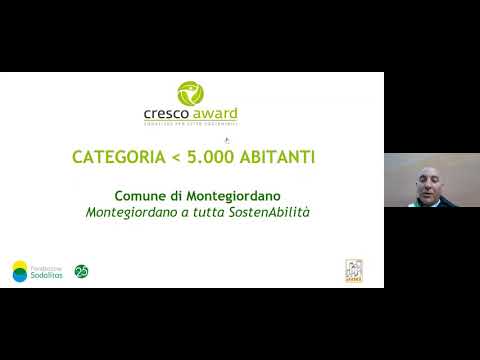 Cresco Award: Comuni Sostenibili e Agenda 2030