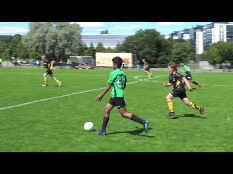 1. puoliaika FC Ylivieska - TiPS Akatemia, Aura Cup 28.6.2019,