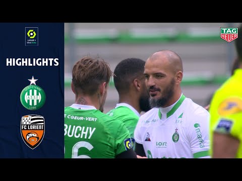 AS SAINT-ÉTIENNE - FC LORIENT (2 - 0) - Highlights - (ASSE - FC LORIENT) / 2020/2021