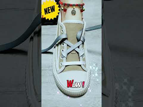 Perfect way to tie your shoe laces | Jordan 1 Laces Tutorial E130523 #shoelaces #shorts