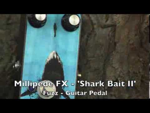 Millipede FX - Fuzz Guitar Pedal - 'Shark Bait 2' - Black / Blue image 6