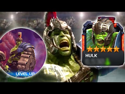 You Won't Believe How Strong 5-Star HULK (RAGNAROK) Gets after Rank-Up & Level-Up in MCOC | GEMZOD