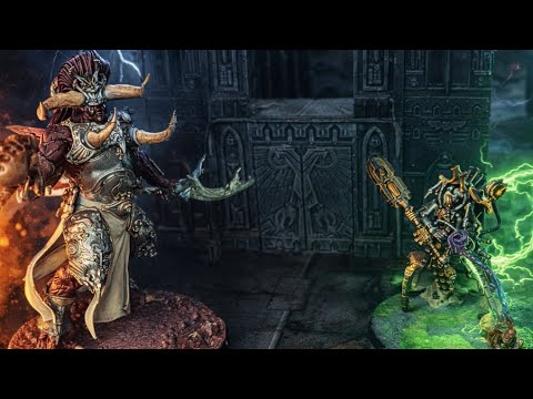 Thousand Sons VS Necrons Warhammer 40k Battle Report 10th Edition 