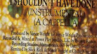 Slick Rick - I Shouldn't Have Done It (A Capella) 1991